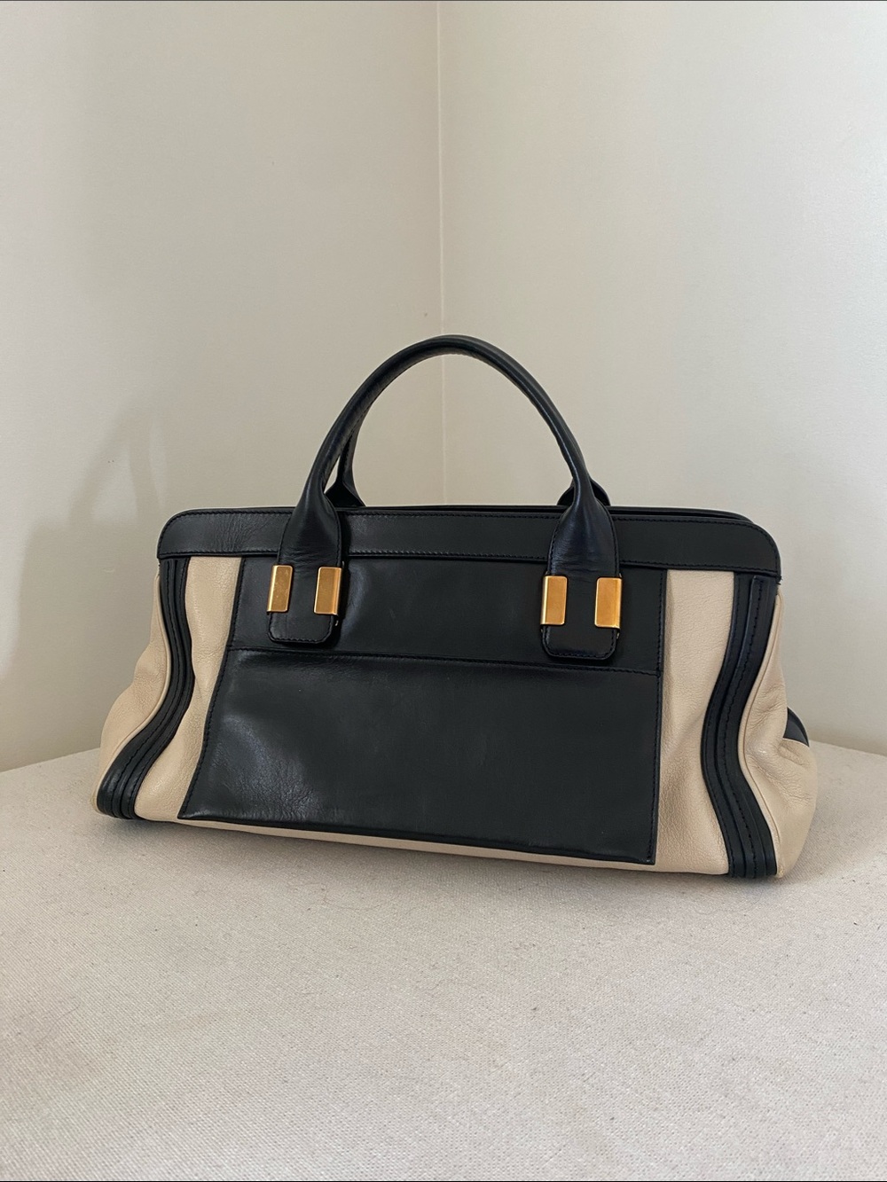 Chloe Alice Two Tone Satchel - Picture 5 of 17